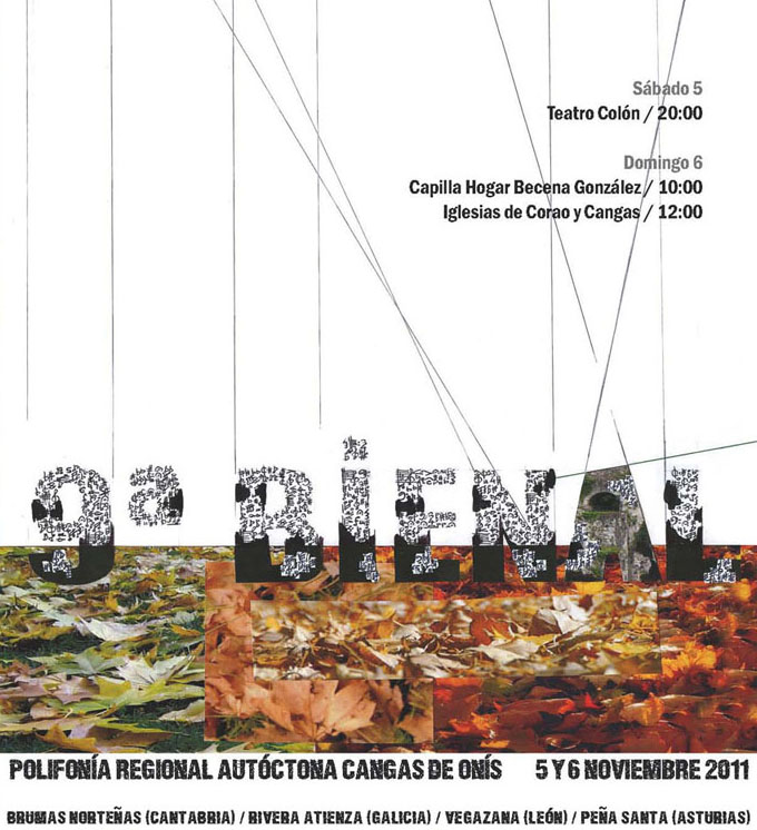 9ª BIENAL DE POLIFONÍA REGIONAL AUTÓCTONA                     
